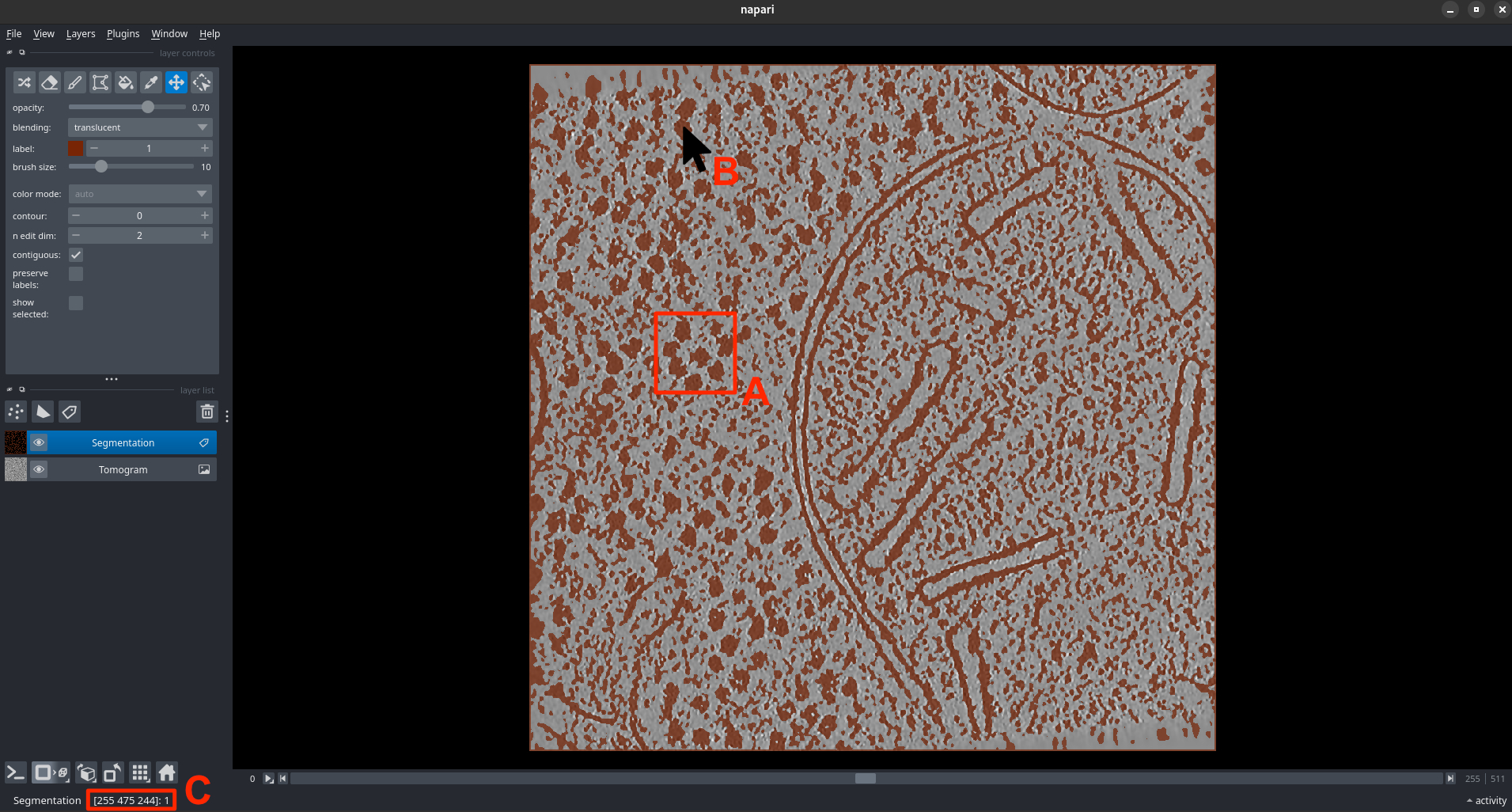 Fig. 3: Obtaining the 'particle_cluster_id'